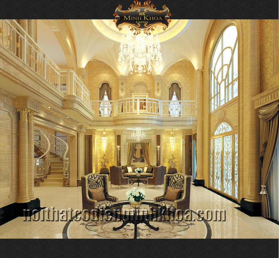 Thiết Kế Phỏng Khách Cổ Điển - MS:20 thiet-ke-phong-khach-co-dien-ms20